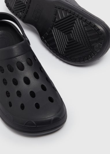 Black Basic Clogs