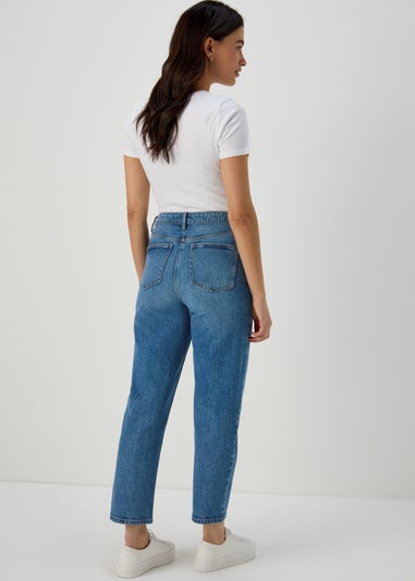 Ava Mid Wash Mom Jeans