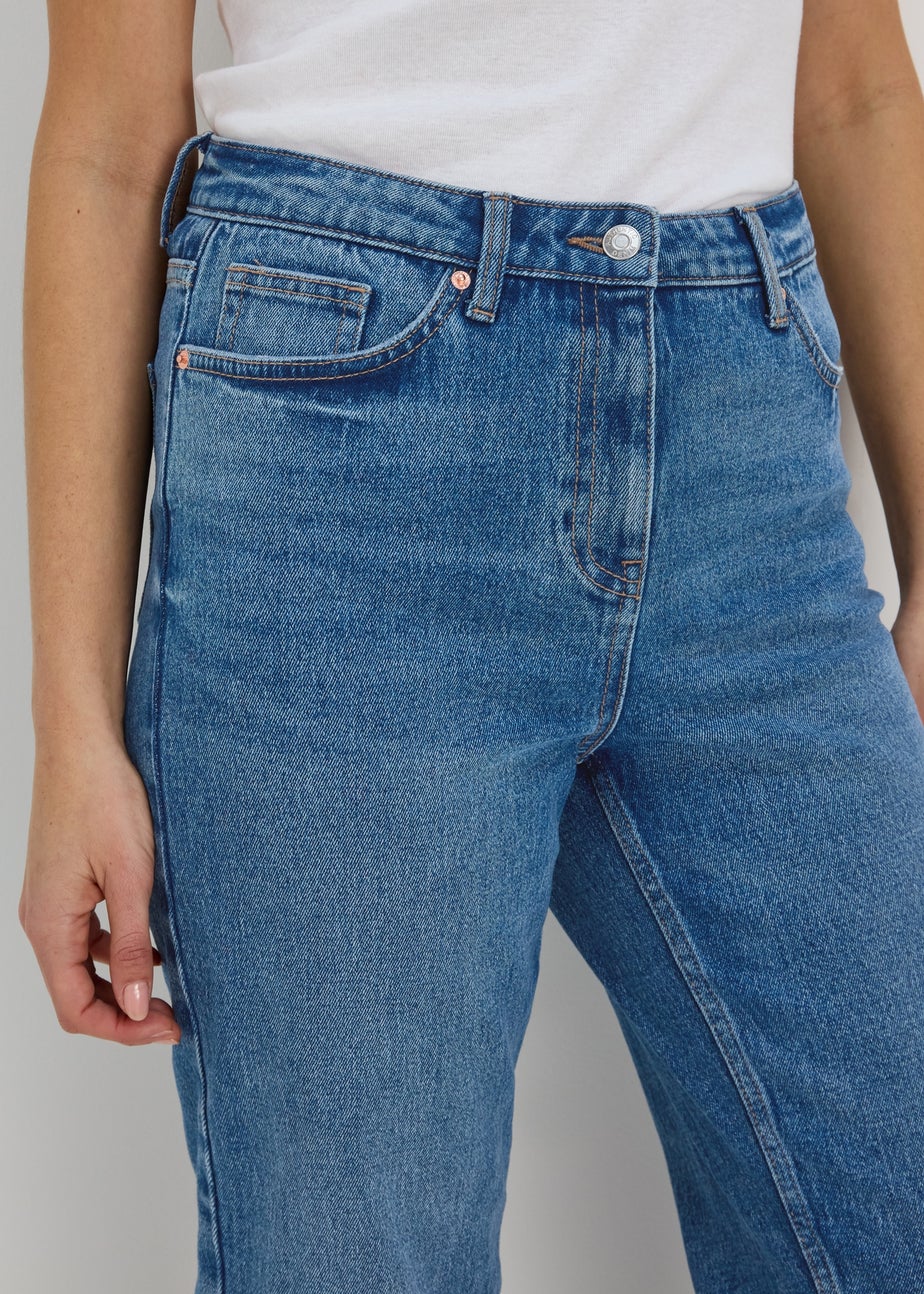 Ava Mid Wash Mom Jeans