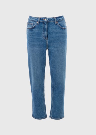 Ava Mid Wash Mom Jeans