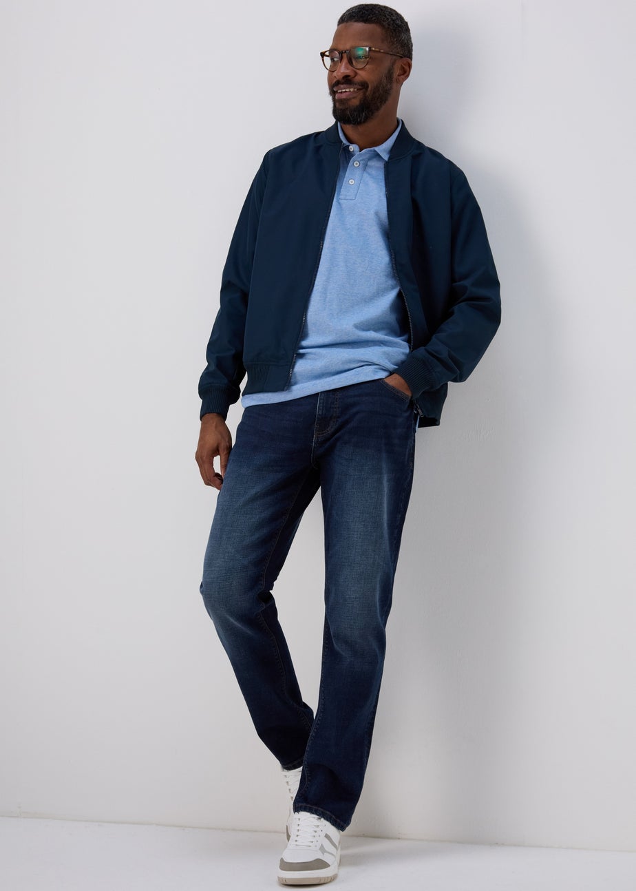 Lincoln Blue Belted Jeans