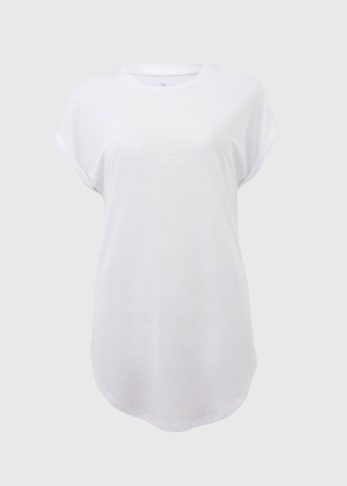 White Longline T-Shirt