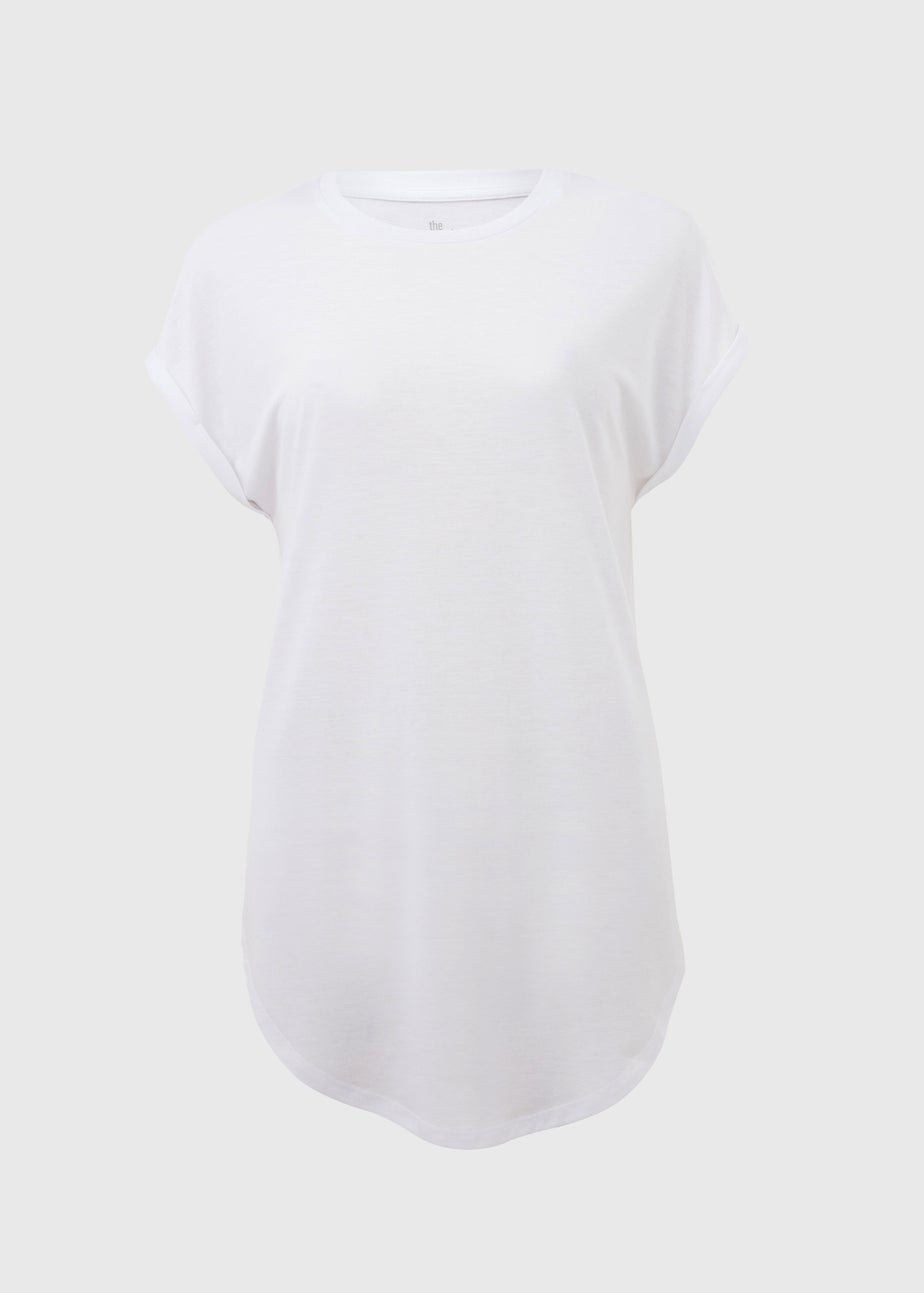 White Longline T-Shirt