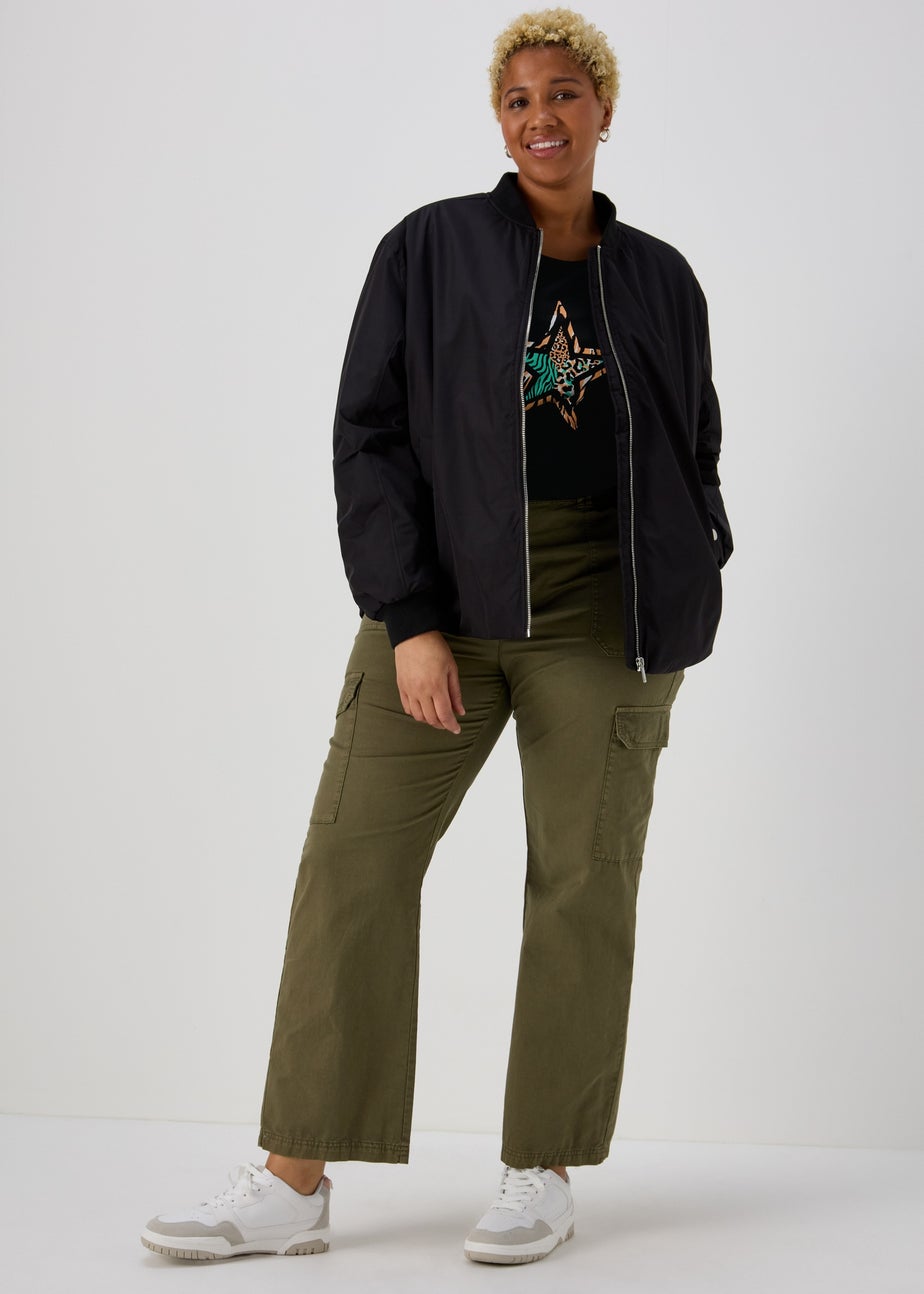 Black Leopard Star T-Shirt