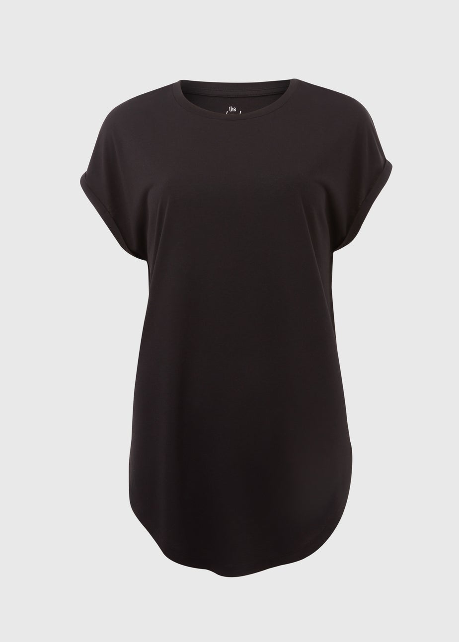 Black Longline T-Shirt