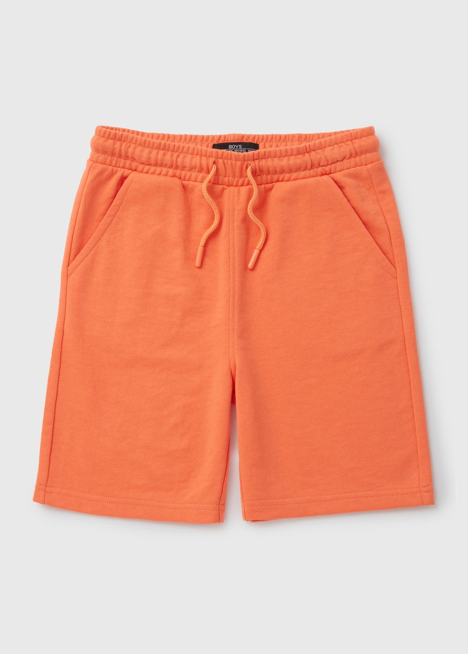 Boys Orange Shorts (7-13yrs)