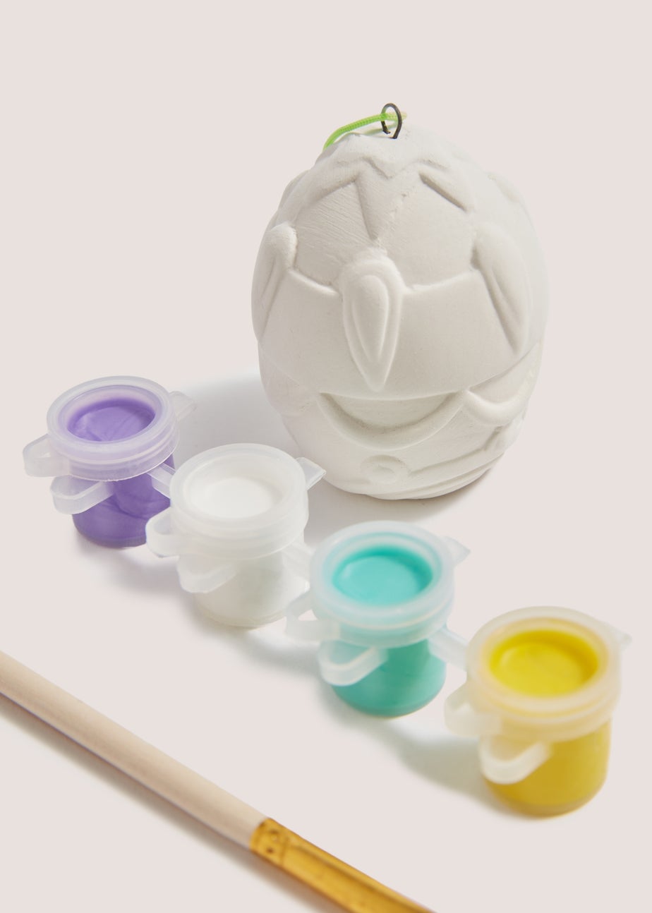 4 Pack Paint Your Own Hanging Eggs (11cm x 12cm)