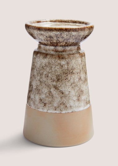 Gold Casa Speckled Candle Holder (16cm x 10cm x 10cm)