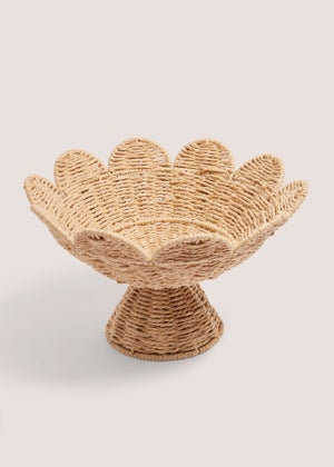Decorative Woven Scallop Bowl