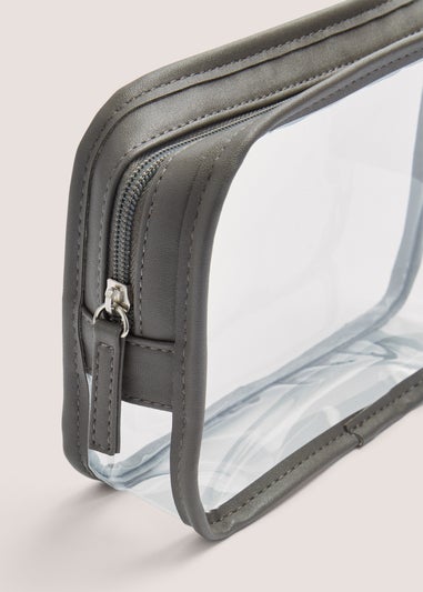 2 Pack Clear Cosmetic Bag