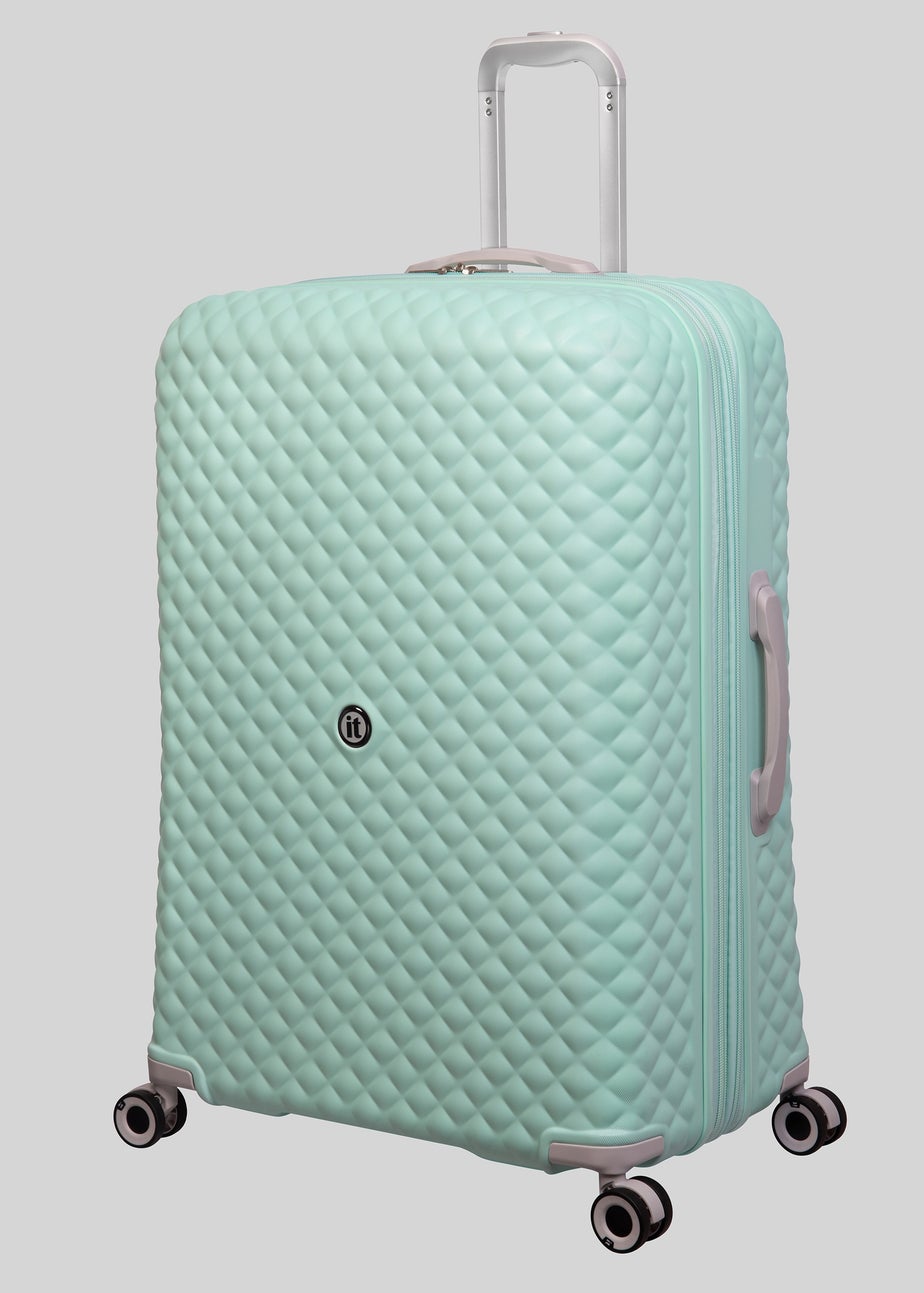 IT Luggage Mint Quilted Suitcase