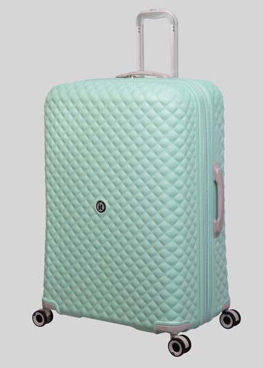 IT Luggage Mint Quilted Suitcase