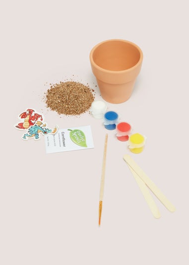 Paint Your Own Flower Pot (10cm x 10cm x 15cm)