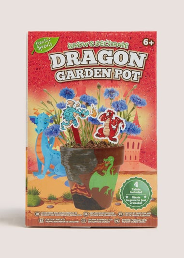 Paint Your Own Flower Pot (10cm x 10cm x 15cm)