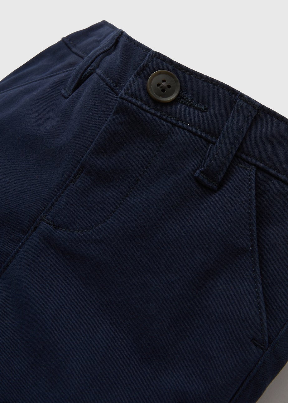 Boys Navy Chino Shorts (1-7yrs)