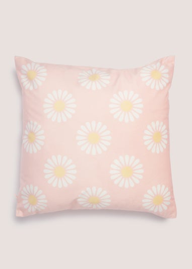 Pink Daisy Cushion Cover (43cmx43cm)