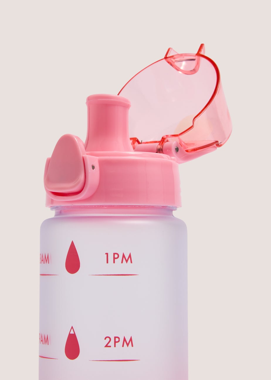 Kichna Pink Ombre Tracker Reusable Water Bottle (700ml)