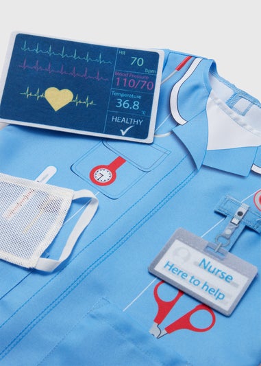 Kids Nurse Dress Costume (3-9yrs)