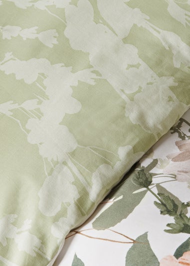 Green Floral Retreat Duvet Set