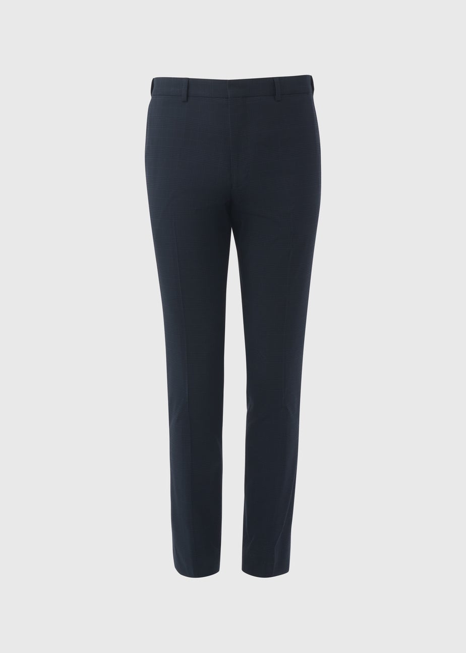 Taylor & Wright Navy Slim Fit Trousers