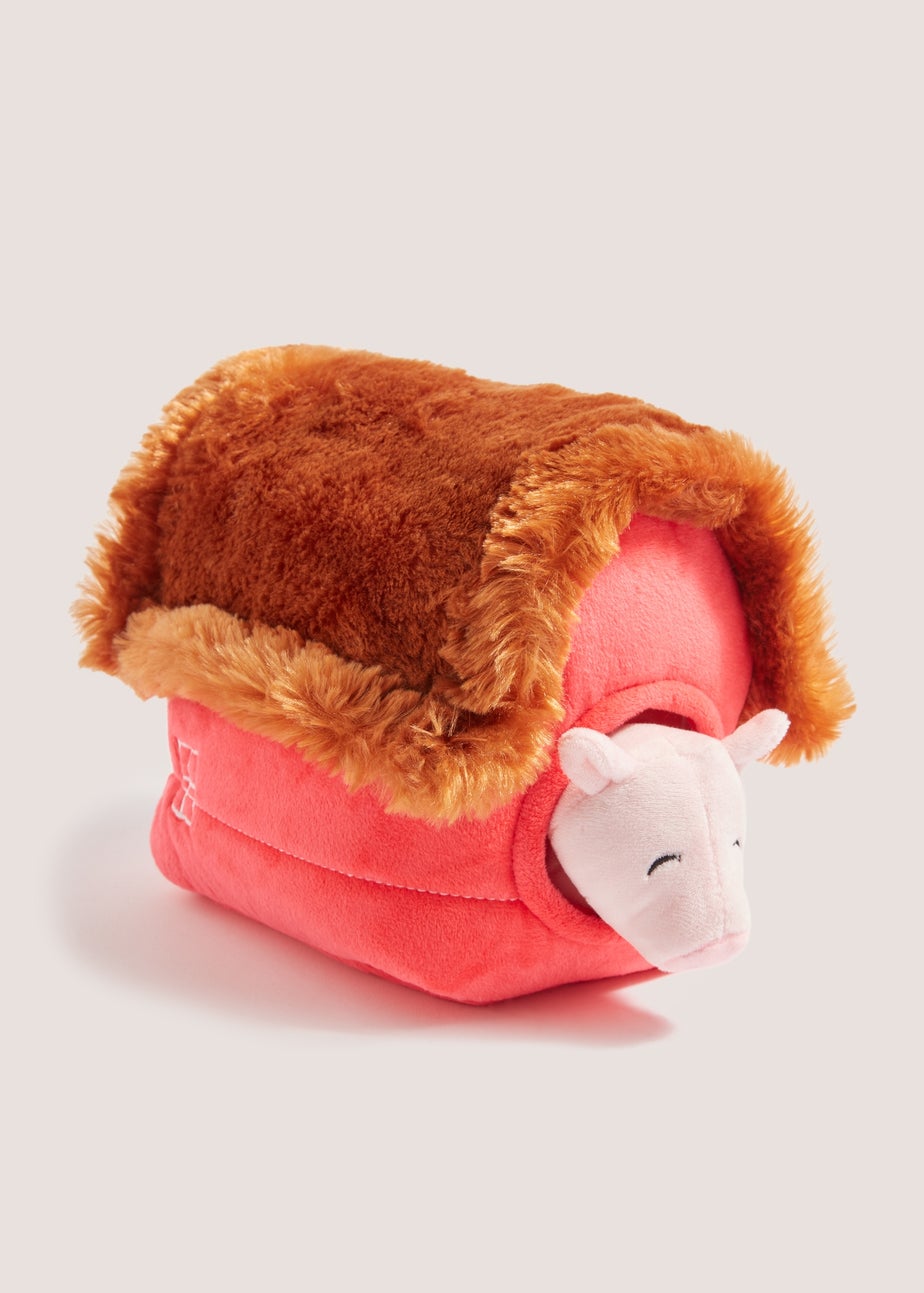 Hide And Seek Pig Barn Dog Toy