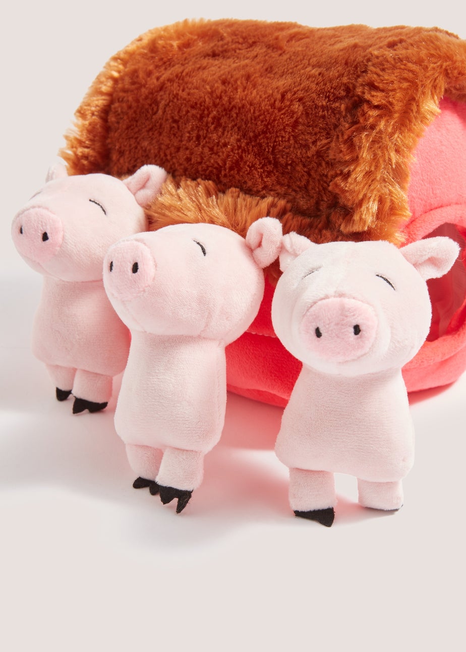 Hide And Seek Pig Barn Dog Toy