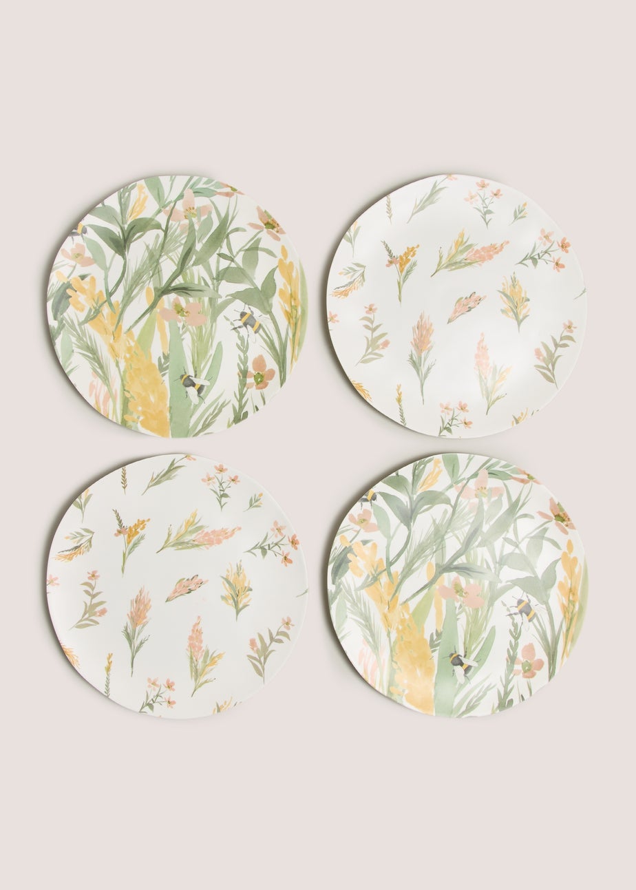 Outdoor 4 Pack Retreat Plates (27.8cm x 27.8cm x 2cm)