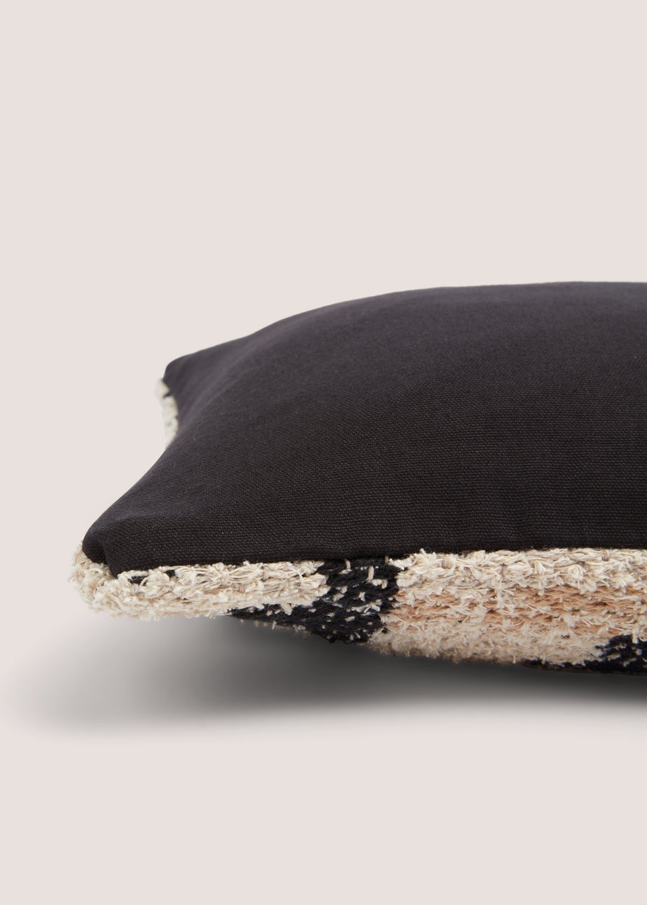 Neutral Woven Casa Geometric Cushion (43cm x 43cm)