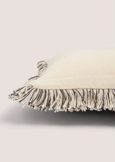 Neutral Frilled Casa Cushion (43cm x 43cm)