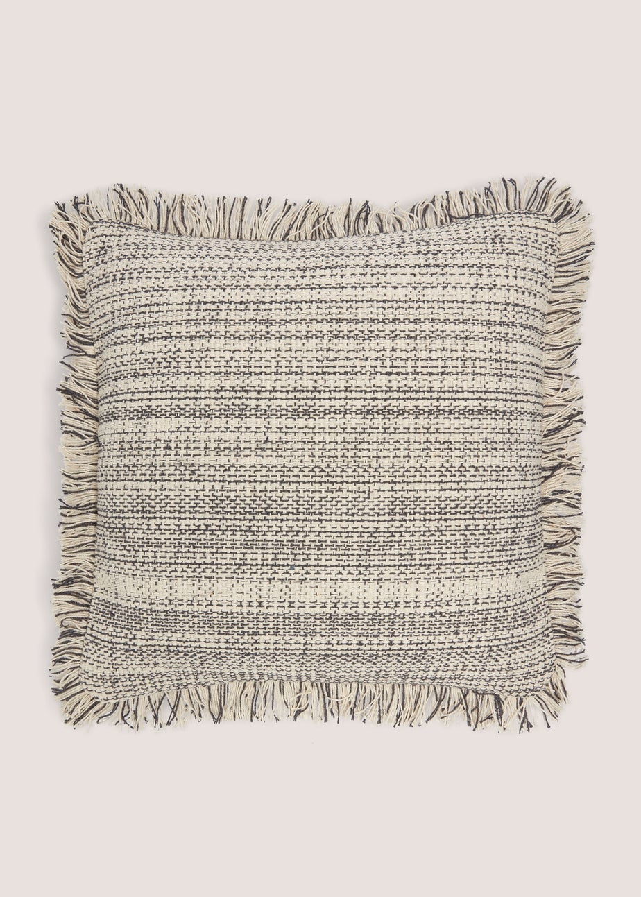 Neutral Frilled Casa Cushion (43cm x 43cm)