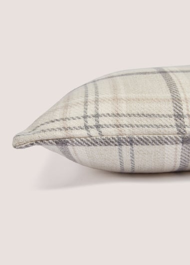 Neutral Cottage Check Cushion