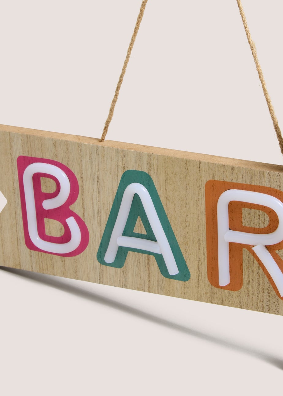 Outdoor Bar Sign (4cm x 43cm x 19cm)