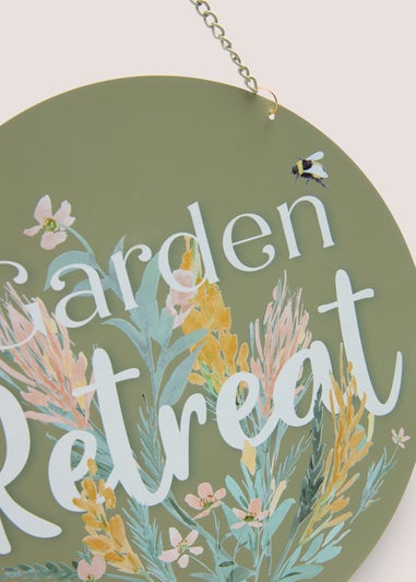 Outdoor Retreat Sign ( 20x20x1cm )