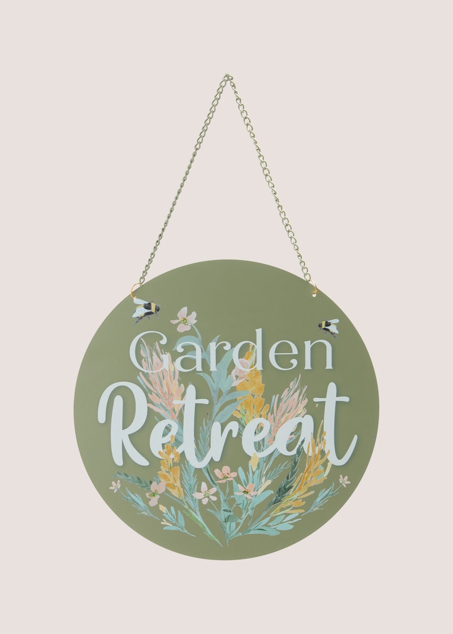 Outdoor Retreat Sign ( 20x20x1cm )