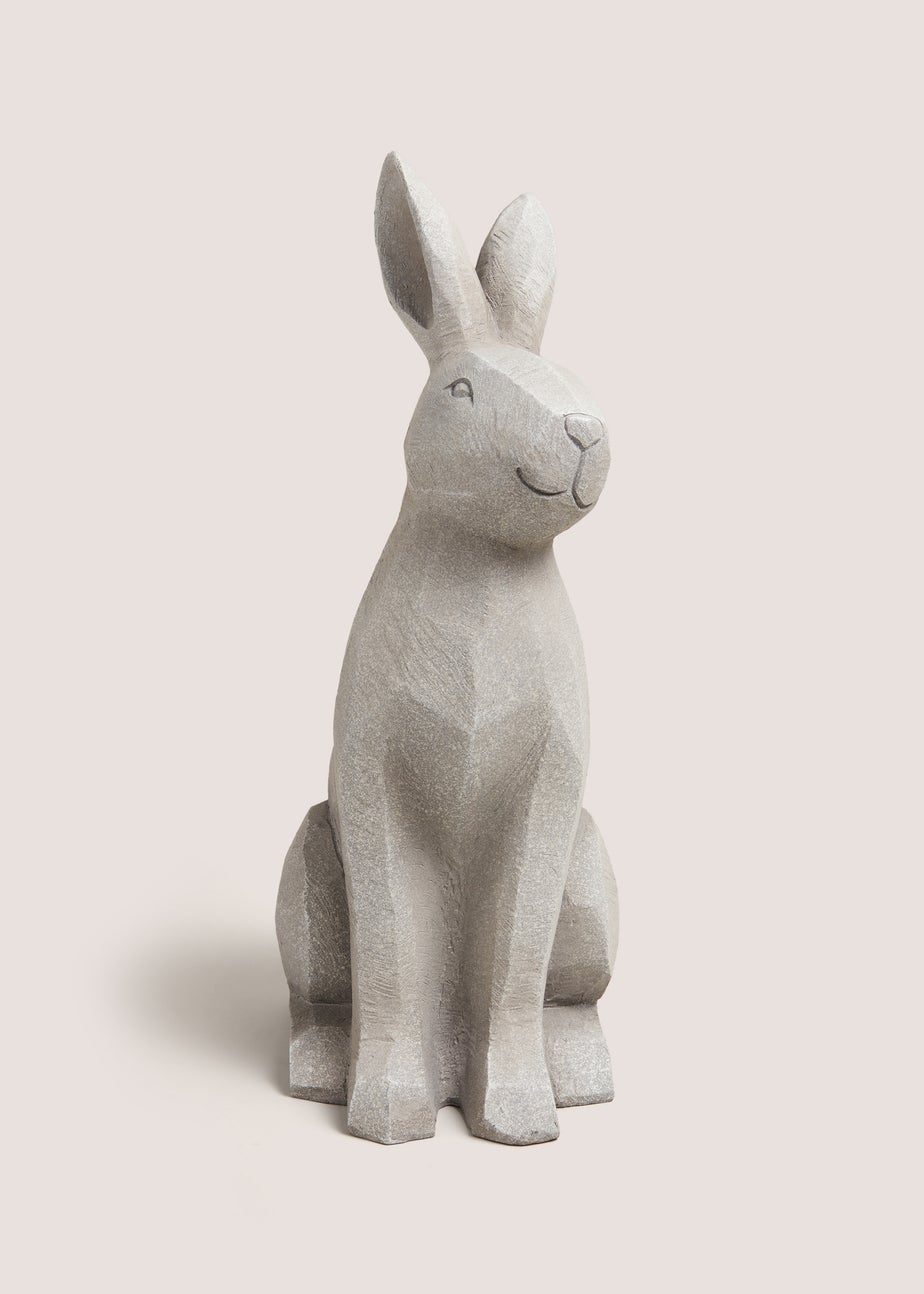 Outdoor Grey Rabbit Small Ornament (27.5x19.5x49.5cm)