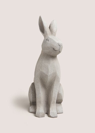 Outdoor Grey Rabbit Small Ornament (27.5x19.5x49.5cm)