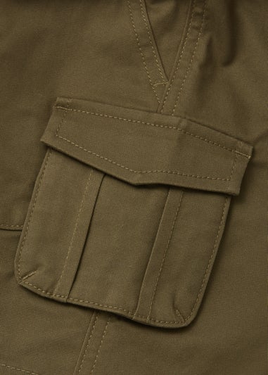Boys Khaki Twill Cargo Shorts (1-7yrs)