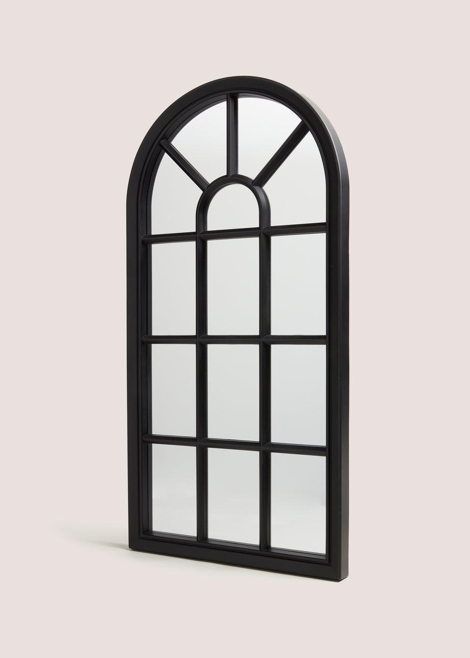 Outdoor Black Plastic Mirror Arch (70cm x 35.5cm x 2.5cm)