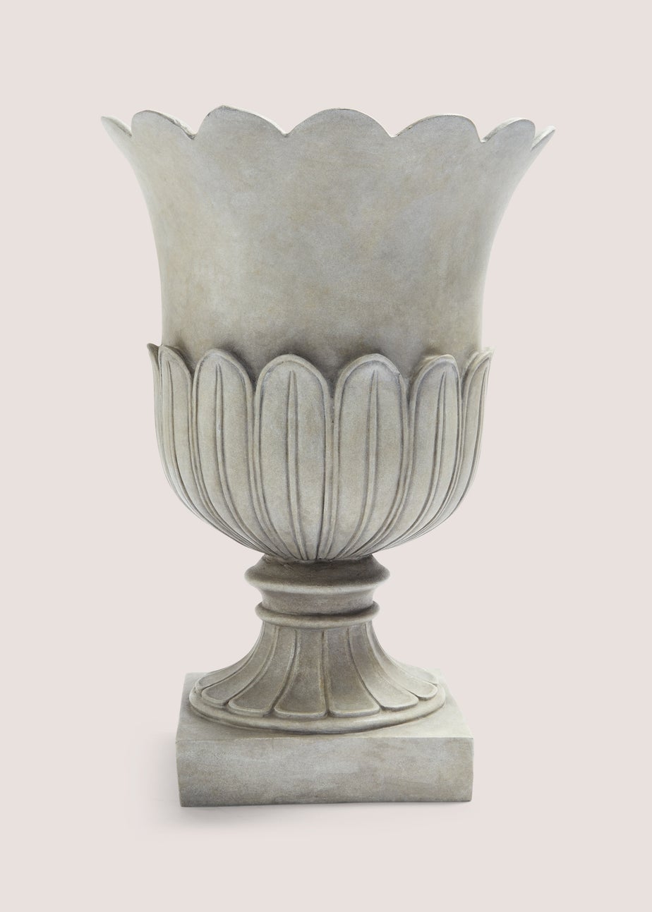 Grey Handmade Flower Planter (26cm x 26cm x 36cm)