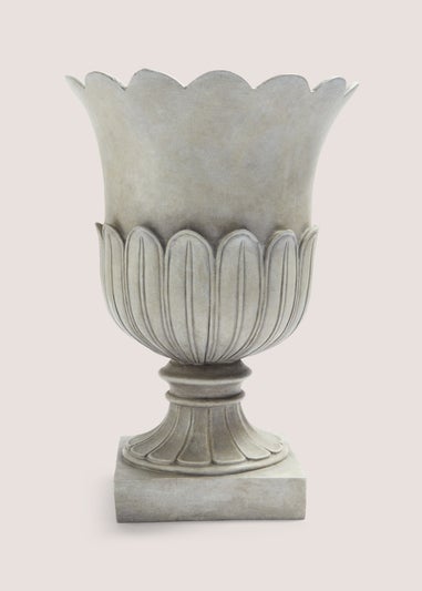 Grey Handmade Flower Planter (26cm x 26cm x 36cm)