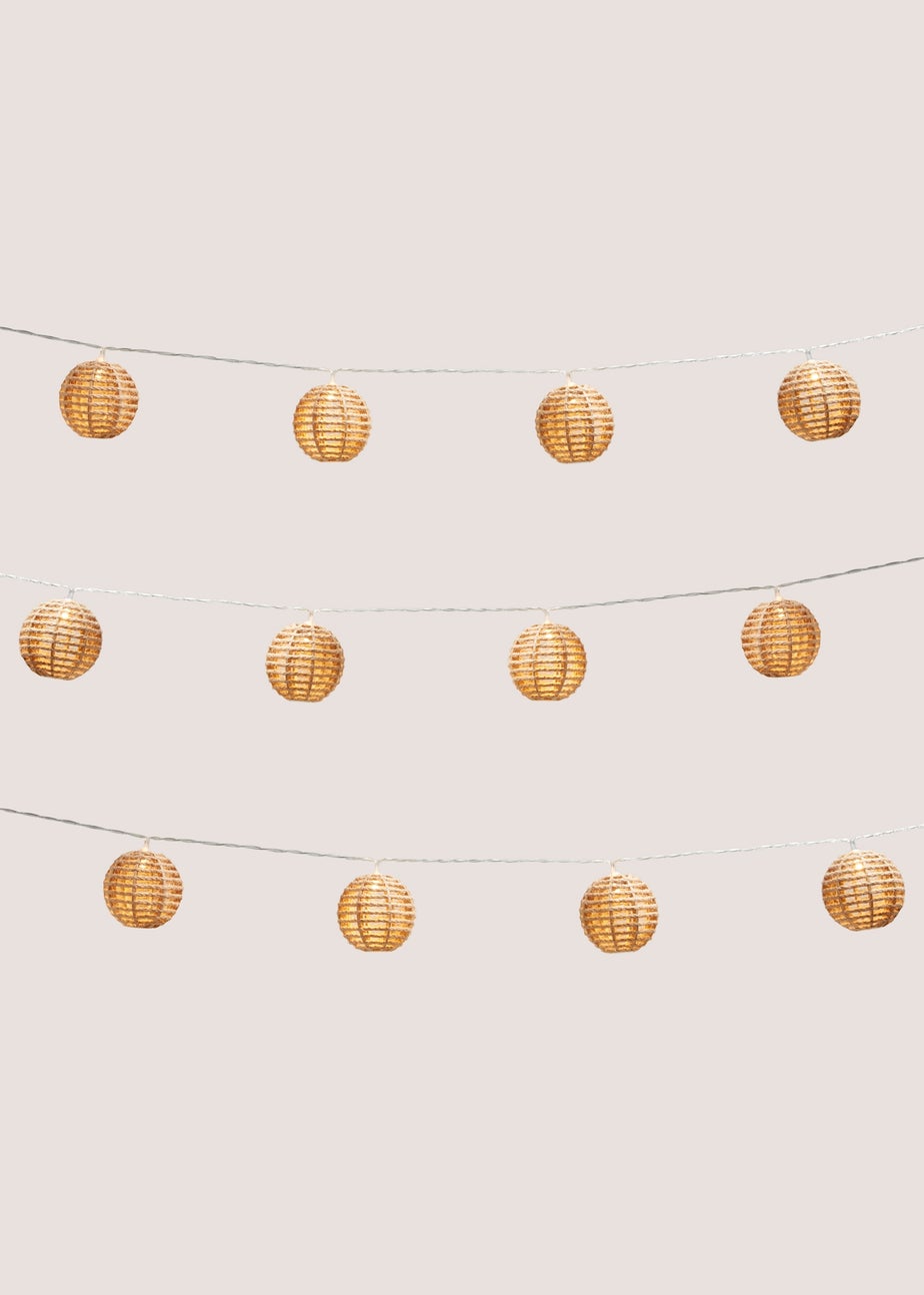Outdoor Woven String Lights ( D7 x H6.8cm )