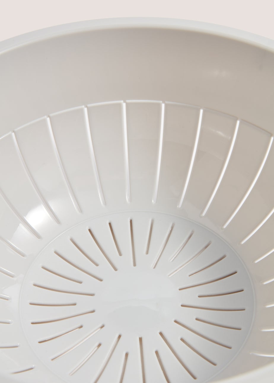 Grey Colander (30cm x 13.5cm)