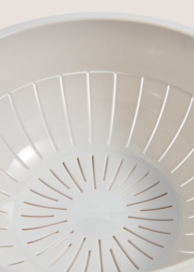Grey Colander (30cm x 13.5cm)