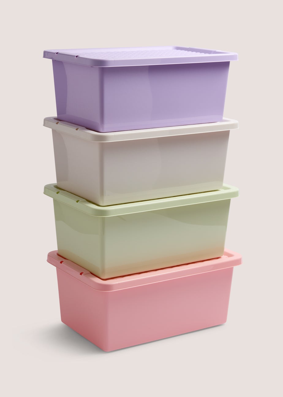 Pink Storage Rattan Lid (12L)