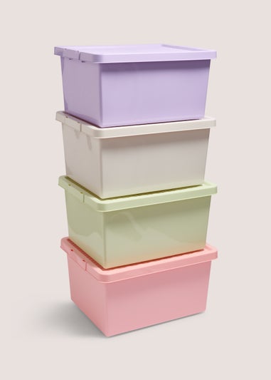 Pink Storage Rattan Lid (27L)