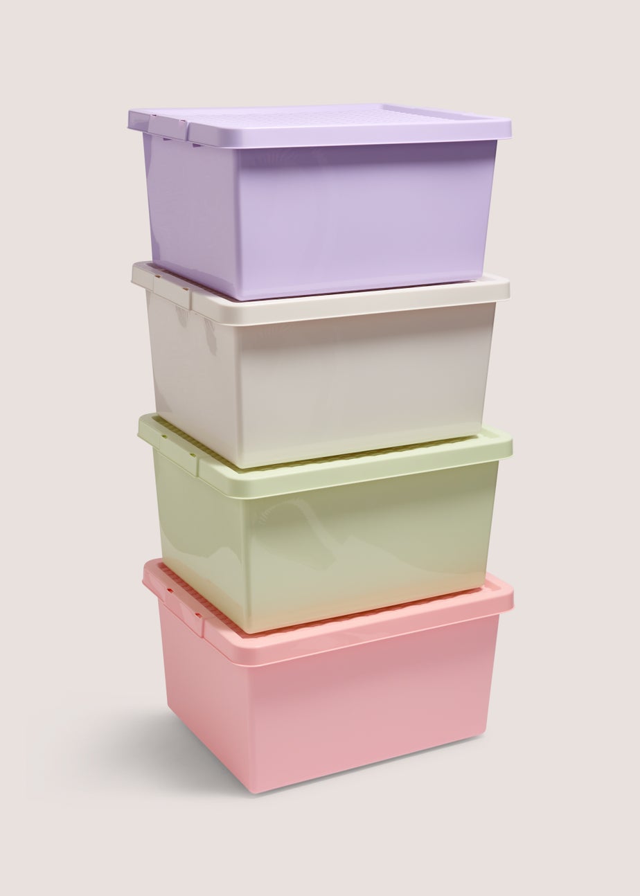 Pink Storage Rattan Lid (27L)