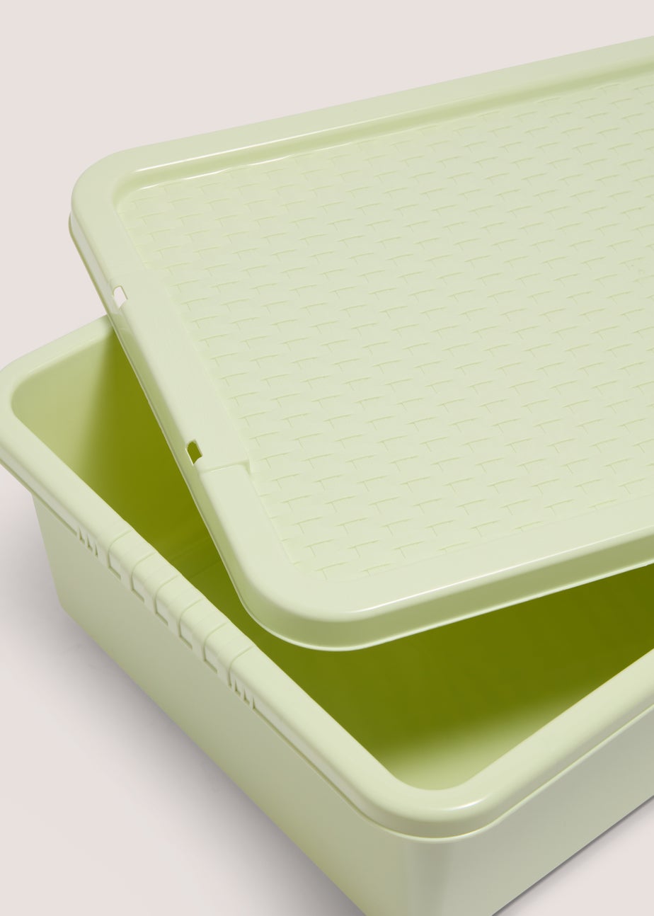 Green Storage Rattan Lid (32L)