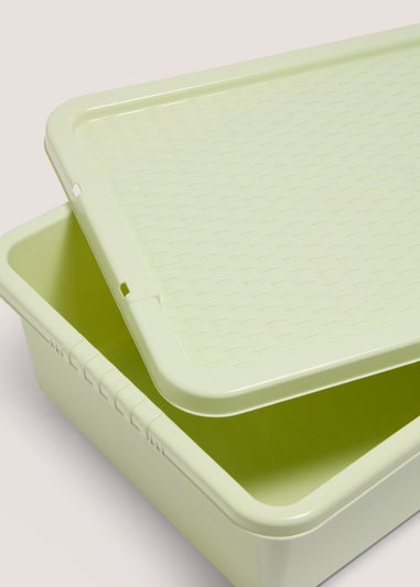 Green Storage Rattan Lid (32L)