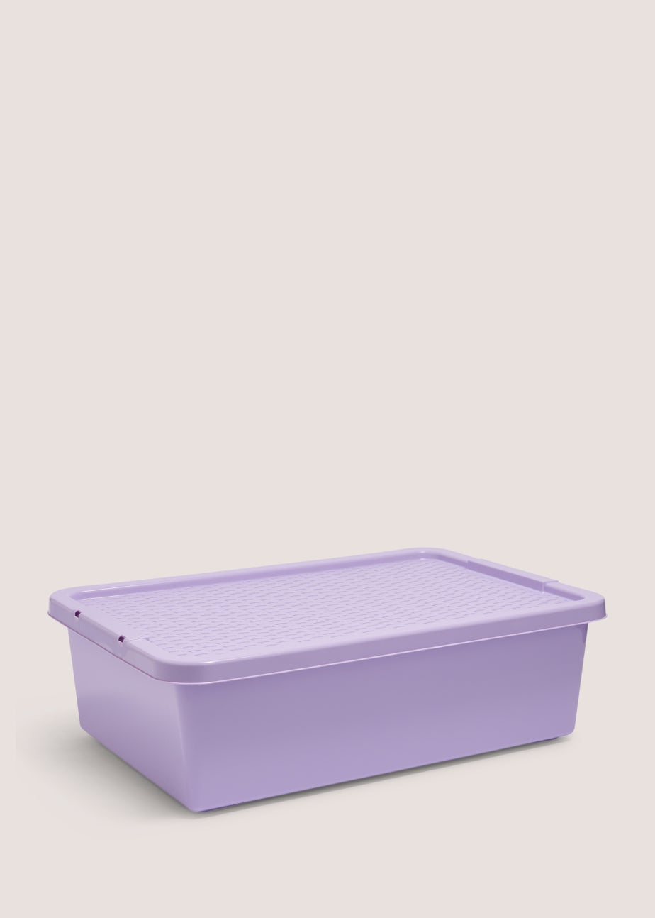 Purple Storage Rattan Lid (32L)