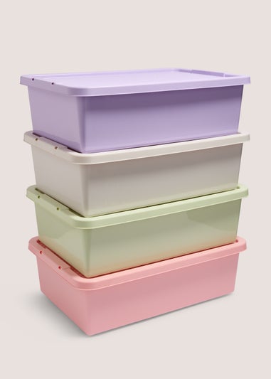 Pink Storage Rattan Lid (32L)